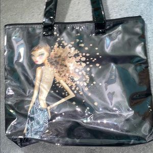 Large Black Papyrus Tote